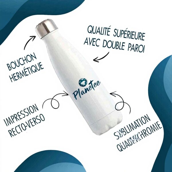 Bouteille isotherme Victoria Pas Touche Père Noël Planetee