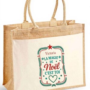 Sac Shopping Planetee Victoria Magie de Noël Cadeau Insolite