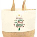 Sac de courses Planetee Victoria Magie de Noël Sapin Cadeau