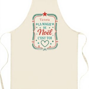 Tablier Planetee Victoria Magie de Noël Cadeau Cuisinier