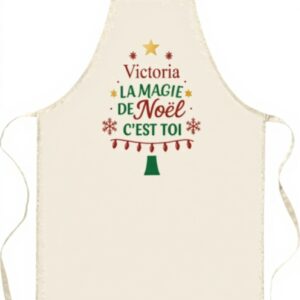 Tablier Planetee Victoria Magie de Noël Sapin Cadeau