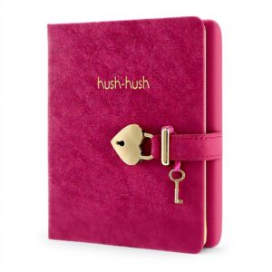 Carnet secret Victorias Journals fermeture cœur rose 320