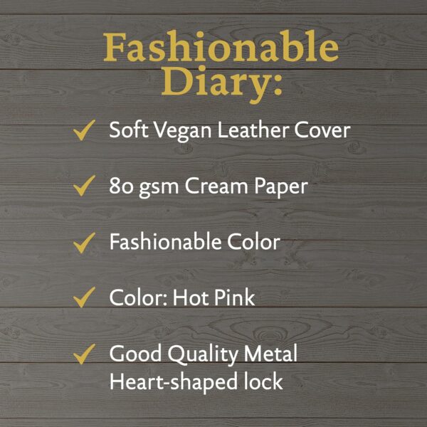 Carnet secret Victoria's Journals verrou cœur étain 320-2