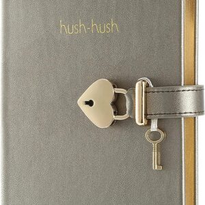 Carnet secret Victoria's Journals verrou cœur étain 320-0