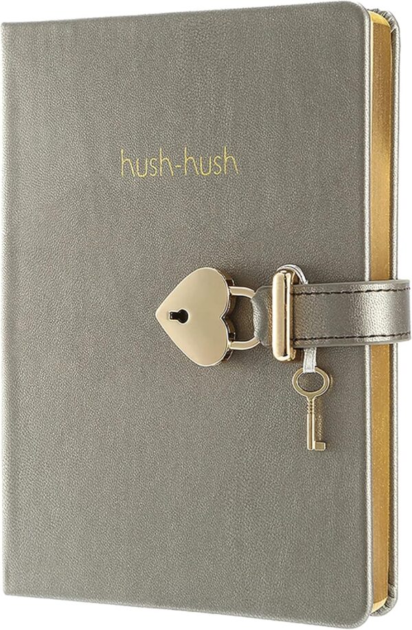 Carnet secret Victoria's Journals verrou cœur étain 320-0