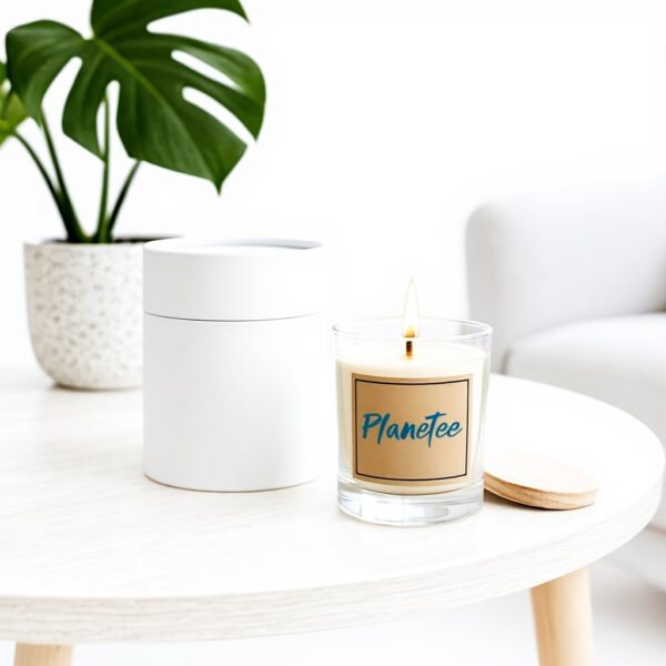 Bougie Planetee Sapin Vanille Cadeau Noël Décoration Maison