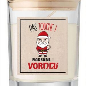 Bougie parfumée vanille Planetee cadeau Noël décoration