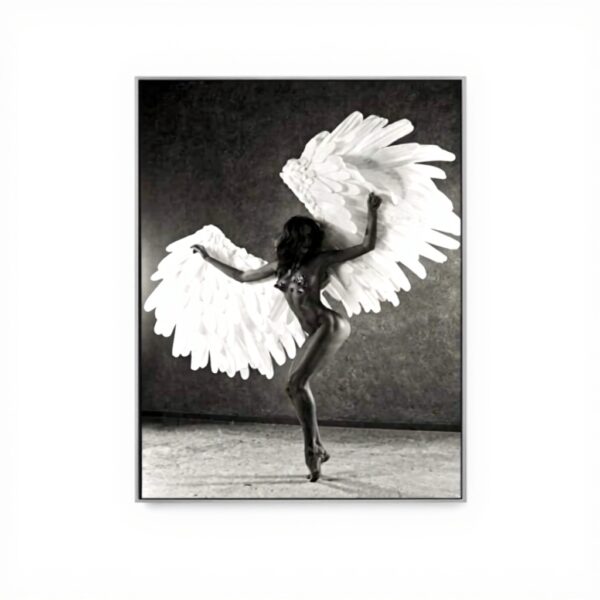 Affiche Victoria Secret Danse Fille Anges HERW Toile Déco