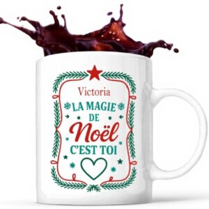 Mug Victoria Magie de Noël Planetee Cadeau Collègue Humour
